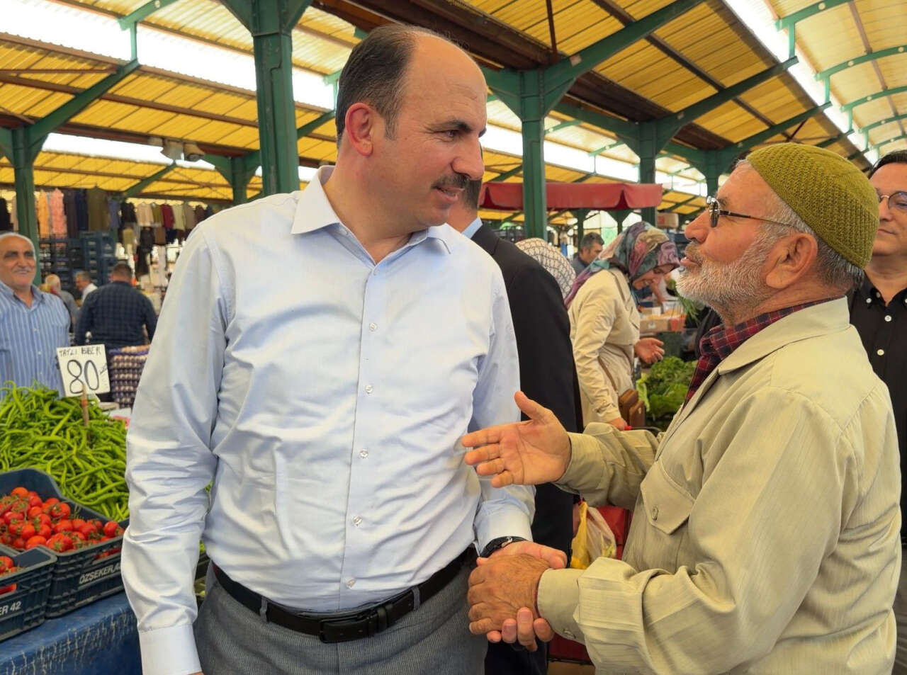Başkan Altay Konya’da pazara çıktı 7
